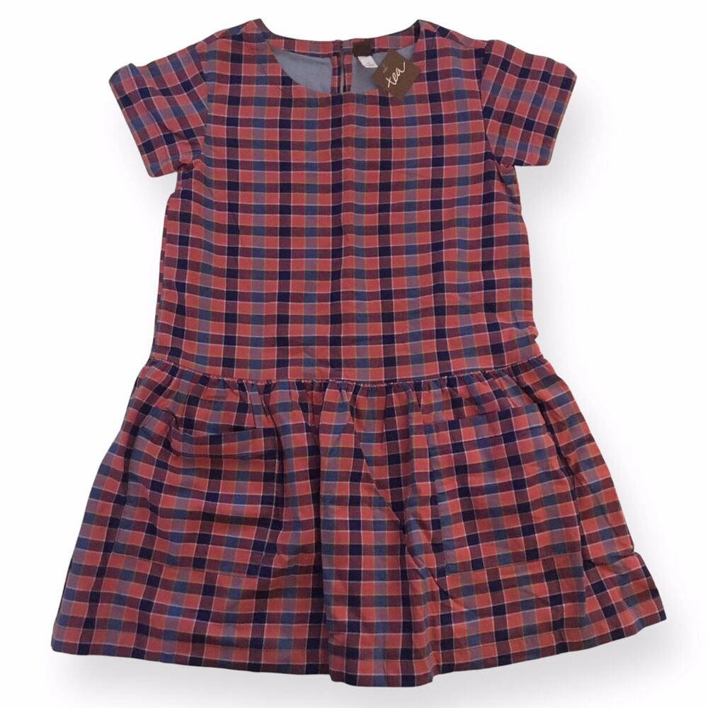 NWT Tea Collection Plaid Pocket Dress